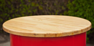 ronde tafel van hout